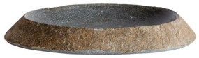 Muubs Podnos z prírodného kameňa Valley P. 30cm sivý