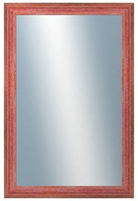 DANTIK - Zrkadlo v rámu, rozmer s rámom 40x60 cm z lišty LYON červená (2707)