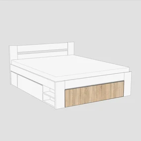 BTC KIRA ČELO 2: 160x200 Varianta: NAVARRA