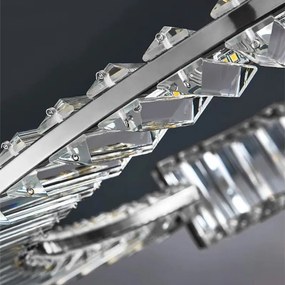 Toolight Toolight, LED krištáľové osvetlenie 60cm, APP1529-CP60, chrómová, OSW-06401