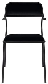 Čierne jedálenské stoličky v súprave 2 ks Alba - Zuiver