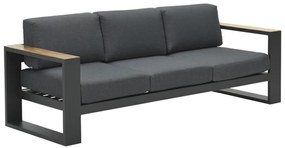 Hliníková trojsedačka RUBY antracitová