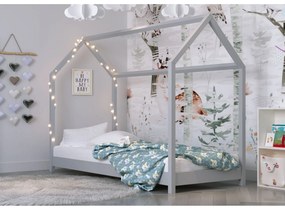 Letoss Detská posteľ- Bella (sivá) 200x90