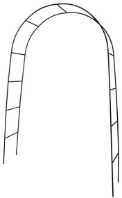 IKO Záhradný kovový oblúk, pergola na kvety  240 x 140 cm