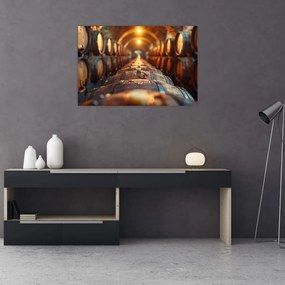 Obraz - Vínna pivnica (90x60 cm)