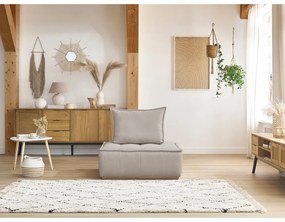 Béžové ženilkové kreslo Elisa – Bobochic Paris