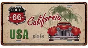 Ceduľa značka Route 66 California USA