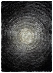 Dywany Łuszczów Kusový koberec Flim 008-B2 Circles grey - 80x150 cm