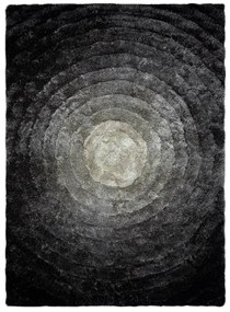 Dywany Łuszczów Kusový koberec Flim 008-B2 Circles grey - 160x220 cm