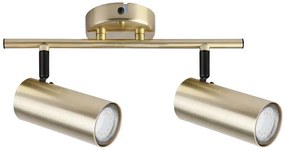 Candellux Mosadzné stropné svietidlo Colly pre žiarovku 2x GU10 92-01719