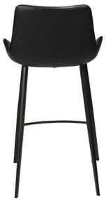 Čierna koženková barová stolička DAN-FORM Denmark Hype