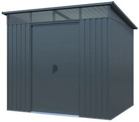 Záhradný domček BestBerg ZDSL-4S / 4,6 m² / 238 x 194 x 202 cm / svetlo sivá