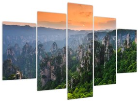 Obraz - Národný lesný park Zhangjiajie (150x105 cm)