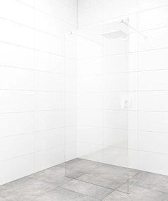 Sprchová zástena Walk-in 140 cm SAT vo farbe profilu biela SATBWI140ZAVB