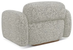 Sivé kreslo Ailani – Makamii