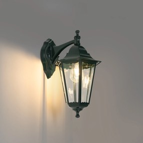 Klasické vonkajšie nástenné svietidlo tmavozelené IP44 - páperie New Orleans