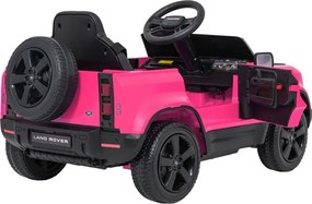 Elektrické autíčko Land Rover Defender ružové