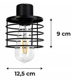 BERGE LED závesné stropné svietidlo, drevené, biele, 3xE27, loft pružina