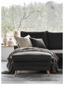 Tmavosivá rozkladacia rohová pohovka (ľavý roh) Charming Charlie – Miuform