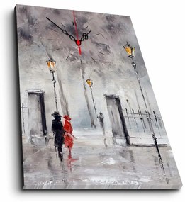 Nástenné hodiny Abstract YYCS-1, 45 x 70 cm