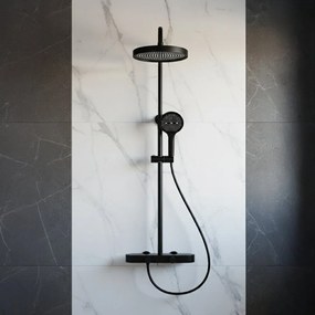 Rea Creo, sprchový set s funkciou bidetovej spŕšky, čierna matná, REA-P0360