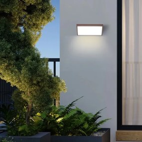 Brilagi - LED vonkajšie nástenné svietidlo TRIANGLE LED/20W/230V hnedá IP65