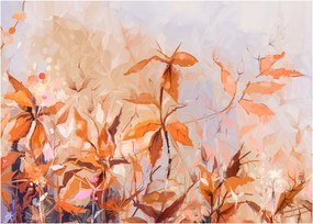 Obraz - Maľované kvety (70x50 cm)