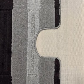 Sada kúpeľňových koberčekov Montana Said XL Grey