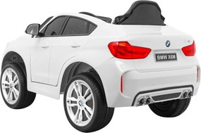 Ramiz Detské elektrické autíčko BMW X6M, biele SUV + diaľkové ovládanie