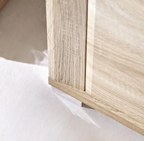 Skriňa so zrkadlom Go, dub sonoma