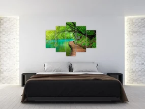 Obraz - Plitvické jazerá (150x105 cm)