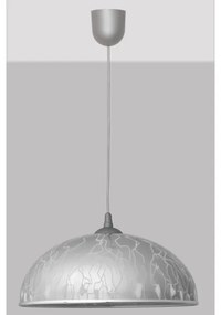 Luster na lanku CIRCLE 1xE27/15W/230V šedá