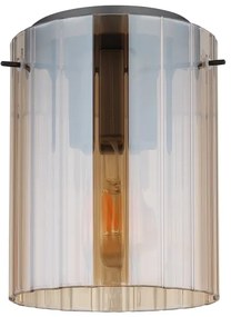 Globo 15904DA - Stropné svietidlo TULIVAR 1xE27/40W/230V pr. 18 cm hnedá