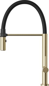 Gamma Vento Slim, vysoká drezová batéria, čierna-zlatá matná, GMA-BVOS-BGD