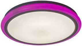 RABALUX LED stropné prisadené svietidlo LEONIE, 32W, 3000K–6500K, RGB, 40cm, guľaté