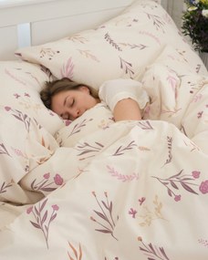 Bavlnené obliečky Renforcé – Chloe béžová