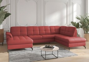 XXXLutz SEDACIA SÚPRAVA, textil, koža, červená Sit & More - Sedačky - 00014401634S