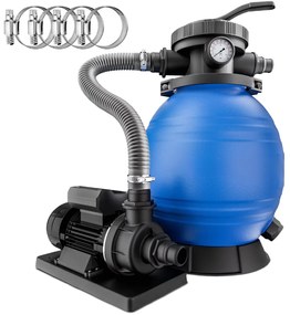 Piesková filtrácia k bazénu AQUA,   10 200 l/h, modrá Jurhan