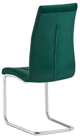 Jedálenská stolička Farando NEW (smaragdová + chróm). Vlastná spoľahlivá doprava až k Vám domov. 1028874