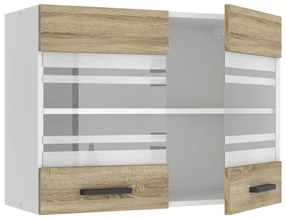 Kuchynská skrinka Belini Premium Full Version horná 80 cm dub sonoma