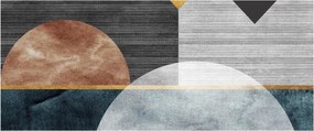 Obraz - Tvary a textúry (120x50 cm)