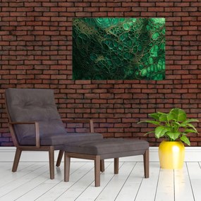 Obraz - Zelený mikroskopický záber (90x60 cm)
