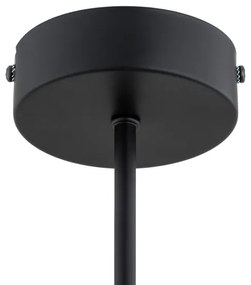 Luster na tyči FOTON 4xE14/10W/230V čierna