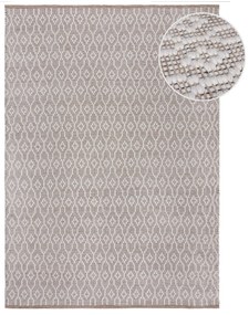 Flair Rugs, Ručne tkaný kusový koberec Nur Wool Dream Natural, 80x150, béžová, obývacia izba