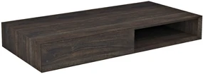 Sapho Sapho, MORIAN umývadlová skrinka 100x14x48cm, dub čierny, ľavá, MR125