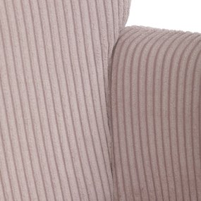 Relaxačné kreslo s podnožkou L7285 PINK6, ružové