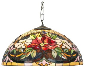 Závesná lampa - luster Tiffany kolekcia LILY Ø50 2xE27