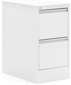 Kancelárska kartotéka INCLUDE, 2 zásuvky, hĺbka 630 mm, biela