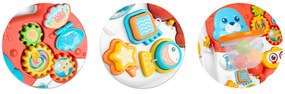 Ricokids Vzdelávacie chodítko 2 v 1 RK-810 biely a červený