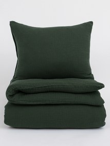 Mušelínové obliečky - Alexia tmavozelená